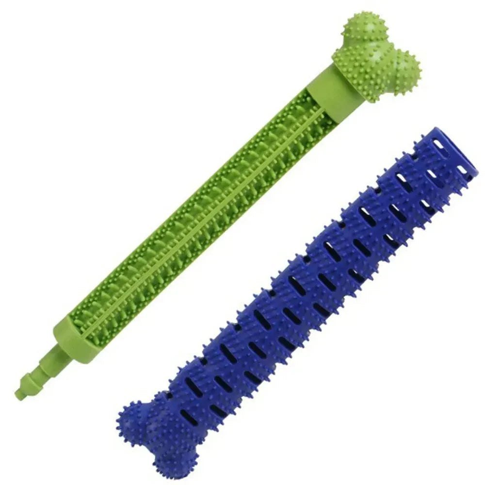 Dog Tooth Grinding Stick Food Grade Cleaning Massager Rubber Tooth Brush Chewing Toy Teeth Cleaning Pet with Slight Bite Force - Finnigan's Play Pen
