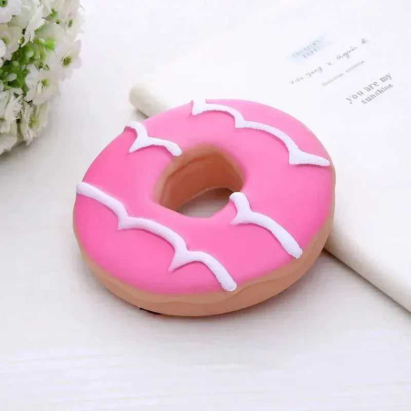 Dog Chewing Toy Simulation Biscuit Cake Anti Bite Latex Plaything Grinding Teeth Cleaning Interactive Training Toys Pet Supplies - Finnigan's Play Pen