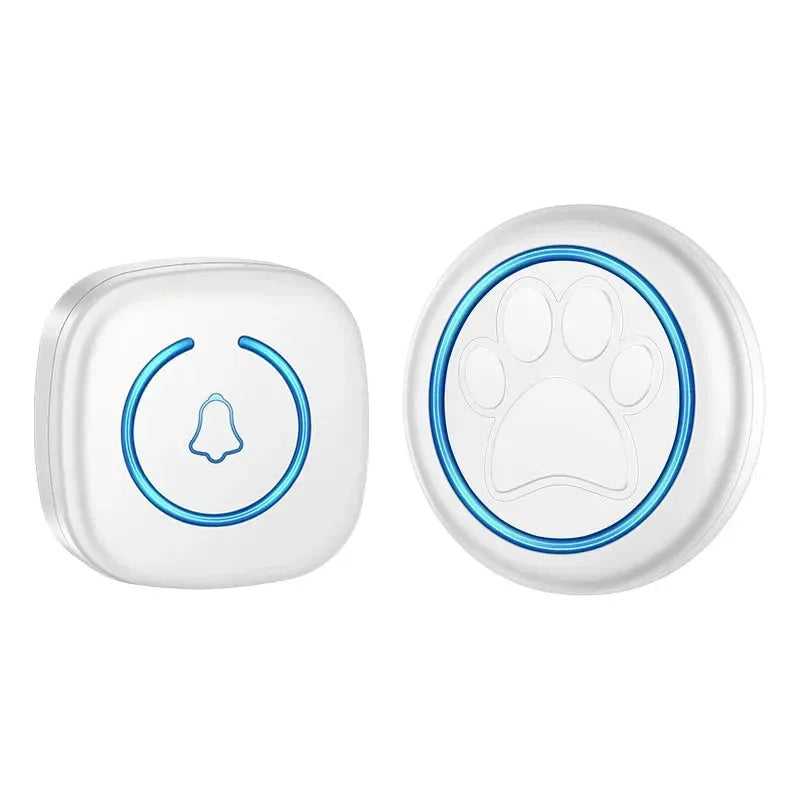 Pet Touch Ringer Button Bell 300M/984ft Range 60 Songs High Volume Doorbell For Cat & Dog Training Door Bell Smart Home US EU - Finnigan's Play Pen