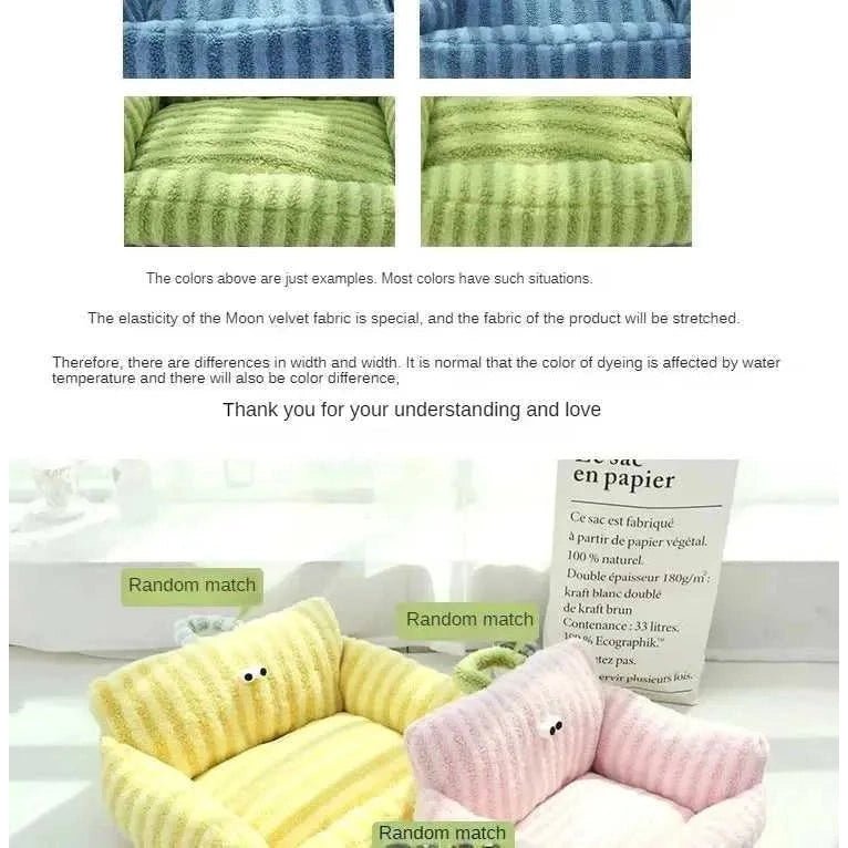 Puppy special sofa kennel winter warm pet Internet celebrity cat nest small dog dog sleeping mat cushion winter bed - Finnigan's Play Pen