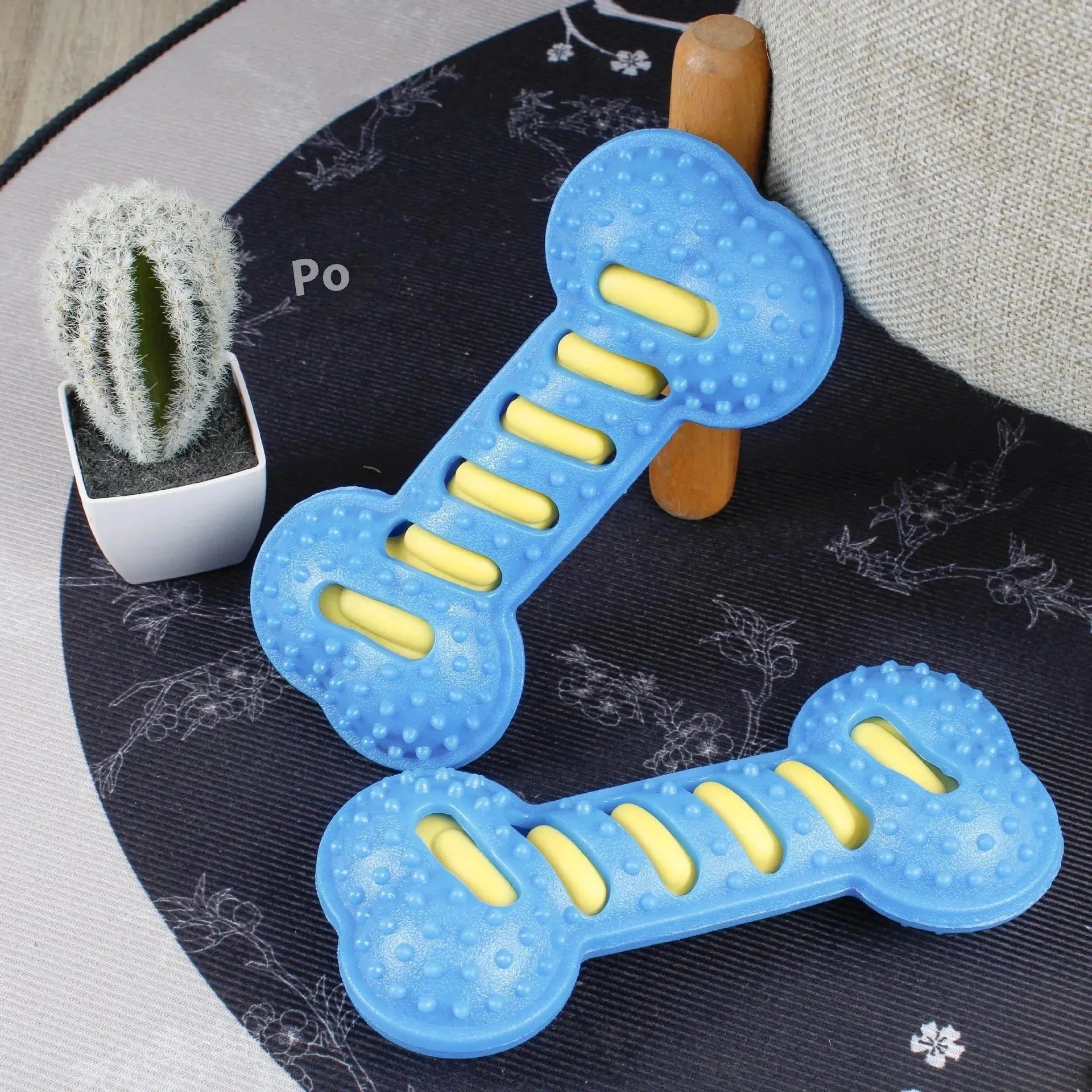 Dog Bone Toy Chew supplies For Puppies Pet Teething Bite resistant nylon bones Pet Teether Supplies Soundable - Finnigan's Play Pen