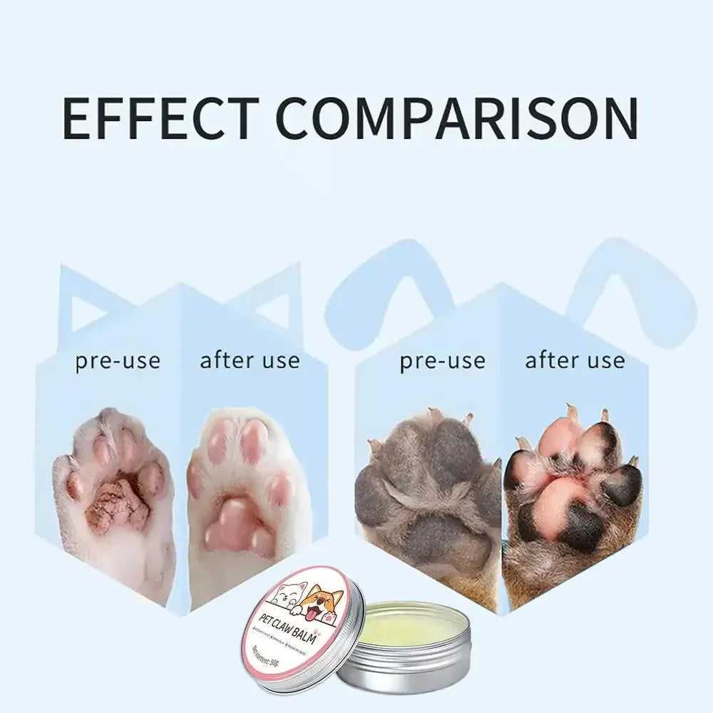 Paw Balm for Cats 50g Cat Dog Paw Protective Cream Pet Nose Protector Moisturizer Pet Crack Feet Repair Accessories for Cats - Finnigan's Play Pen