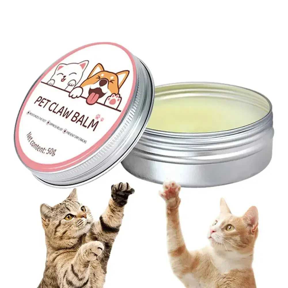 Paw Balm for Cats 50g Cat Dog Paw Protective Cream Pet Nose Protector Moisturizer Pet Crack Feet Repair Accessories for Cats - Finnigan's Play Pen