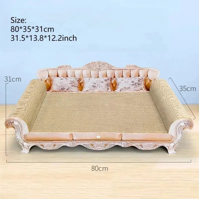 Pet furniture Cat Scratcher Sofa cat bed with scratching corrugated scratch board Large kitten couch - Finnigan's Play Pen
