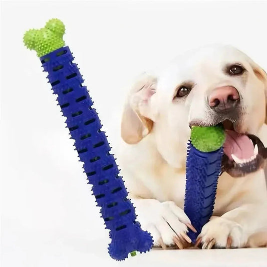 Dog Tooth Grinding Stick Food Grade Cleaning Massager Rubber Tooth Brush Chewing Toy Teeth Cleaning Pet with Slight Bite Force - Finnigan's Play Pen