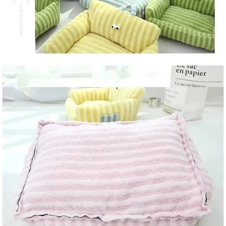 Puppy special sofa kennel winter warm pet Internet celebrity cat nest small dog dog sleeping mat cushion winter bed - Finnigan's Play Pen