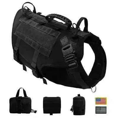 Adventure Paws Tactical Dog Harness with Essentials Bag - Finnigan's Play Pen