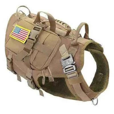 Adventure Paws Tactical Dog Harness with Essentials Bag - Finnigan's Play Pen
