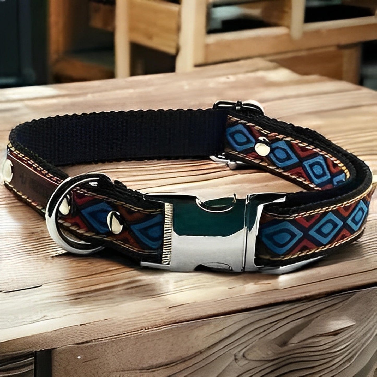 Athena's Personalised Cotton Dog Collar - Finnigan's Play Pen