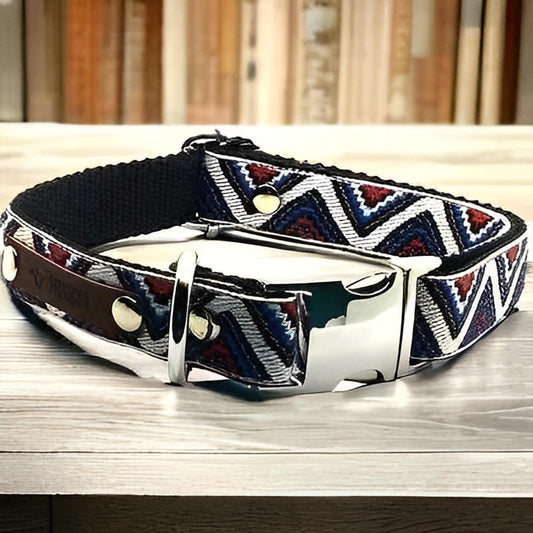 Bespoke Charm Couture Custom Canine Cotton Collar - Finnigan's Play Pen