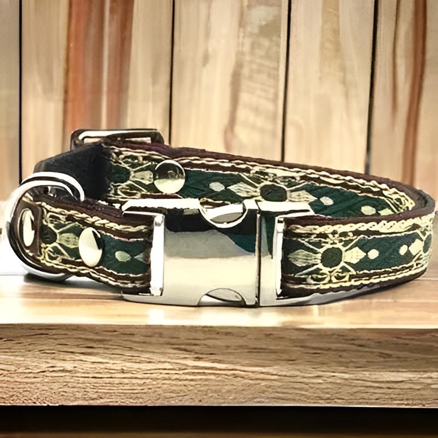 Chic Pup Personalised Cotton Collar - Finnigan's Play Pen