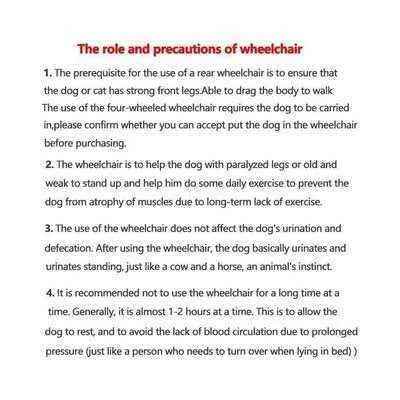 ComfyPup Dog Wheelchair for Dogs with Abilities