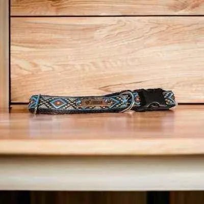 Designer's Whimsical Charm Handmade Dog Collar for Medium Breeds - Finnigan's Play Pen