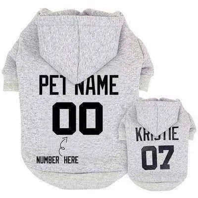 Didog Luxe Personalised Pup Hoodies - Finnigan's Play Pen