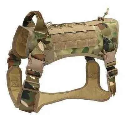 Divine Paws Tactical Dog Harness & Leash Set