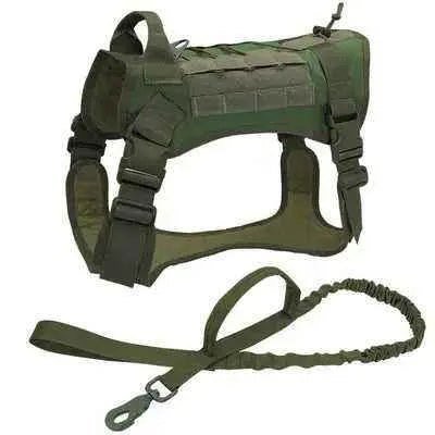 Divine Paws Tactical Dog Harness & Leash Set - Finnigan's Play Pen