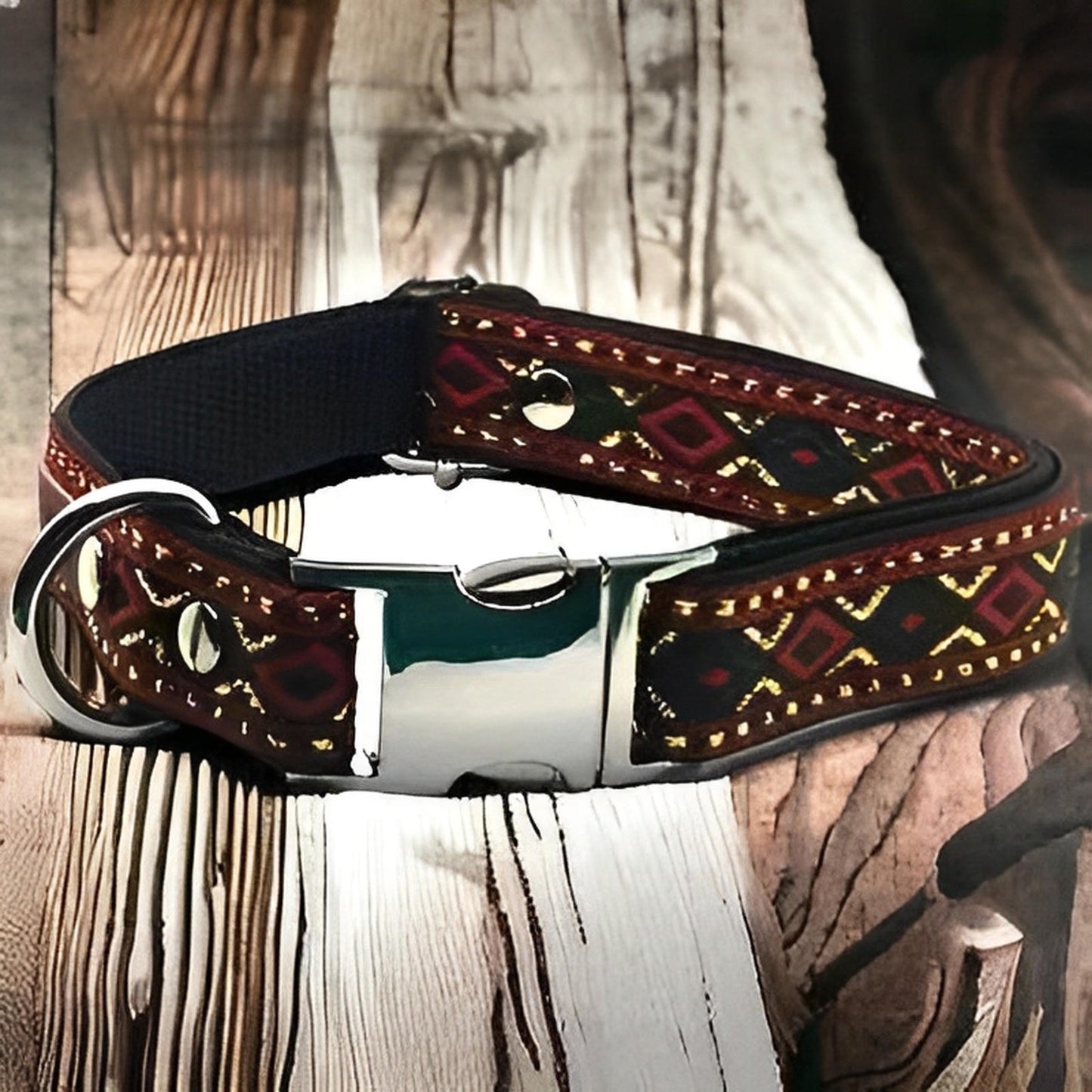 Elysian Paws Engraved Charm Medium Dog Collar - Finnigan's Play Pen