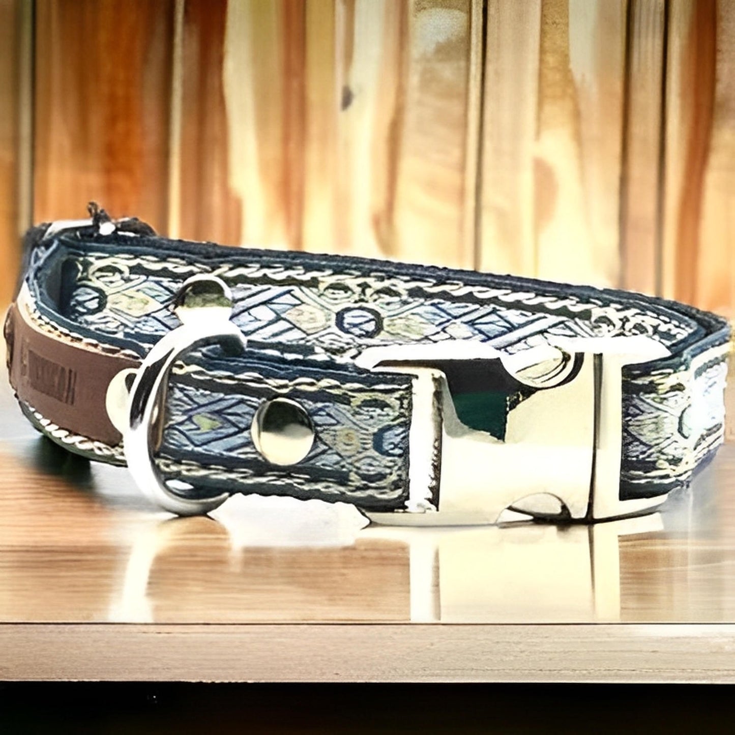 Engraved Cotton Dog Collar for Small Breeds - Finnigan's Play Pen