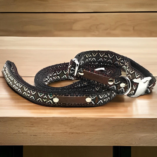 Finnigan's Deluxe Dog Collar & Personalised Tag Set - Finnigan's Play Pen