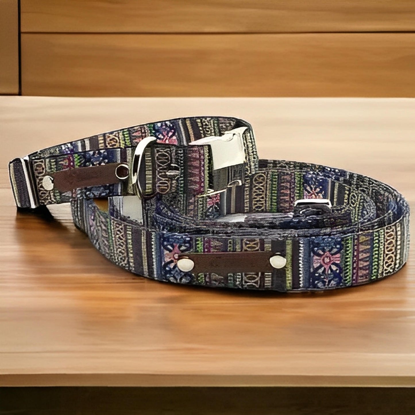 Finnigan's Majestic Pooch Parade Set: Handmade Chic Collar Collection - Finnigan's Play Pen