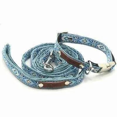 Finnigan's Personalised Designer Cotton Dog Collar Set for Small Breeds - Finnigan's Play Pen