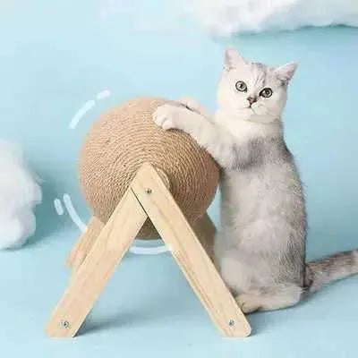 "Happy Cat Single - Layer Scratch Post: Scratch - Free Home Guarantee!" - Finnigan's Play Pen