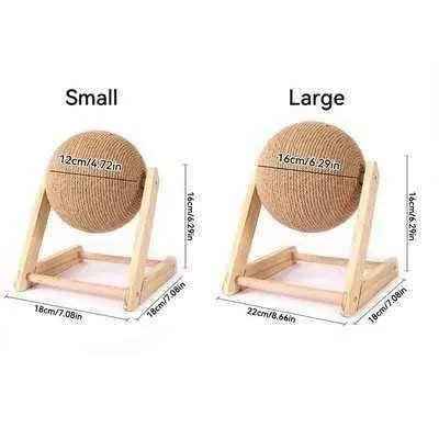 "Happy Cat Single-Layer Scratch Post: Scratch-Free Home Guarantee!"