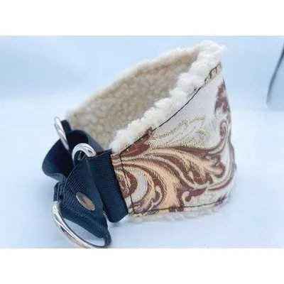 Lima Dog Ethnic Lamb Hair Martingale Collar