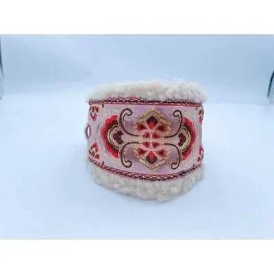 Lima Dog Ethnic Lamb Hair Martingale Collar