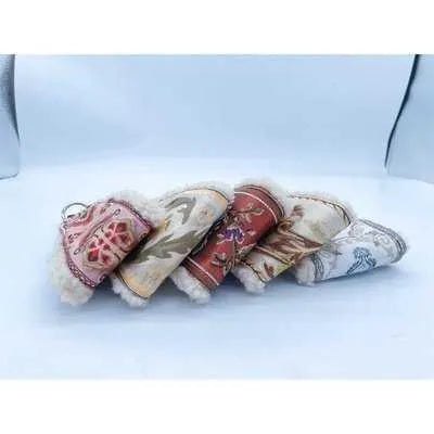 Lima Dog Ethnic Lamb Hair Martingale Collar