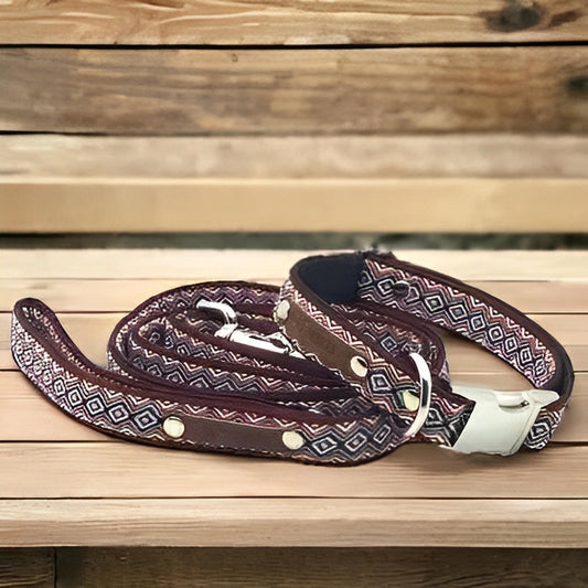 Luxurious Pup Elegance Collar Set: Handmade Designer Style for Your Pup 🐾 - Finnigan's Play Pen