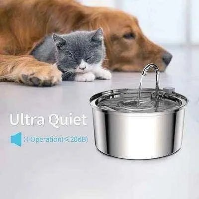 Magical Stainless Steel Cat Fountain - Finnigan's Play Pen