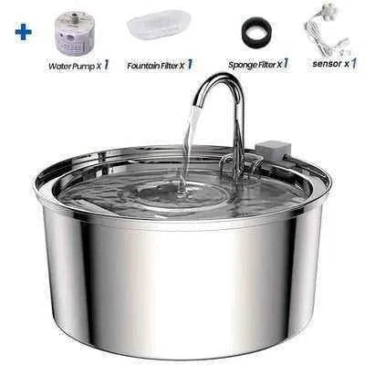 Magical Stainless Steel Cat Fountain - Finnigan's Play Pen