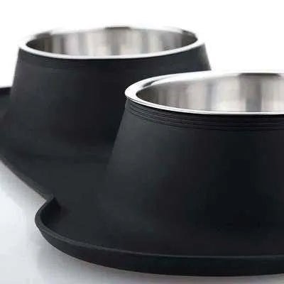 Marble Silicone Dog Bowl Set - Finnigan's Play Pen