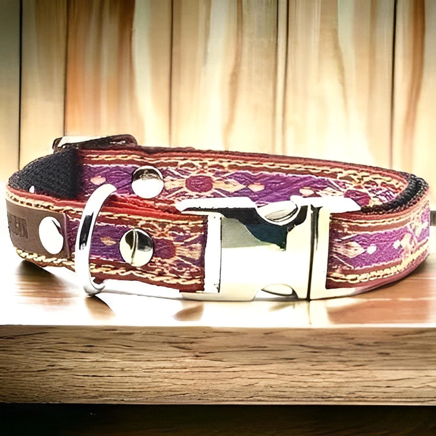 Opulent Paws Personalised Cotton Couture Dog Collar - Finnigan's Play Pen