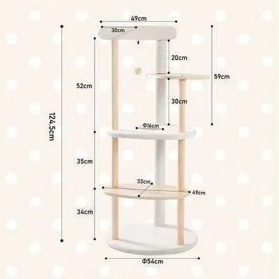 PAWZ Road Deluxe Cat Tree Condo - Finnigan's Play Pen