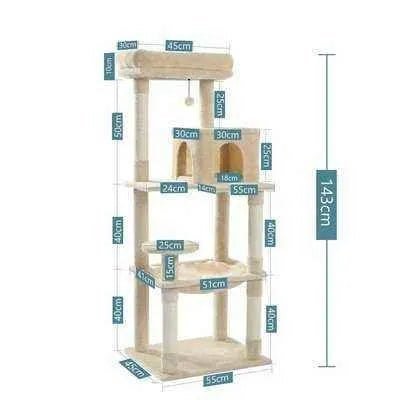 PAWZ Road Deluxe Cat Tree Condo - Finnigan's Play Pen