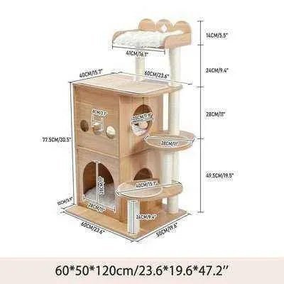 PAWZ Road Deluxe Cat Tree Condo - Finnigan's Play Pen