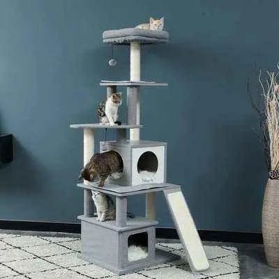 PAWZ Road Deluxe Cat Tree Condo - Finnigan's Play Pen