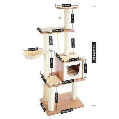 PAWZ Road Deluxe Cat Tree Condo - Finnigan's Play Pen