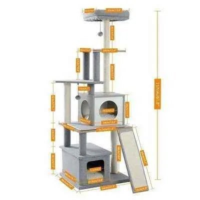 PAWZ Road Deluxe Cat Tree Condo - Finnigan's Play Pen