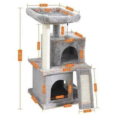 PAWZ Road Deluxe Cat Tree Condo - Finnigan's Play Pen