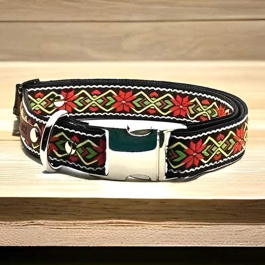 Personalised Couture Canine Velveteen Dog Collar - Finnigan's Play Pen