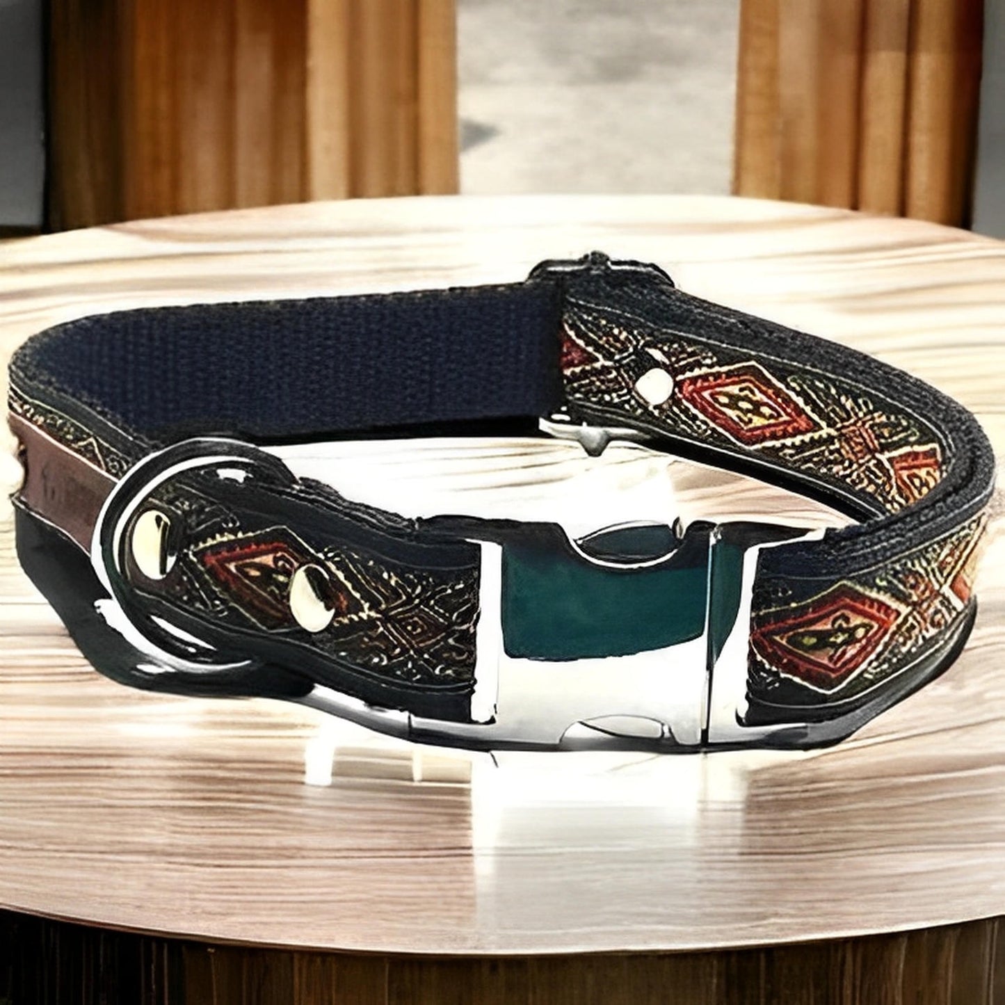 Personalised Embossed Cotton Dog Collar - Finnigan's Play Pen
