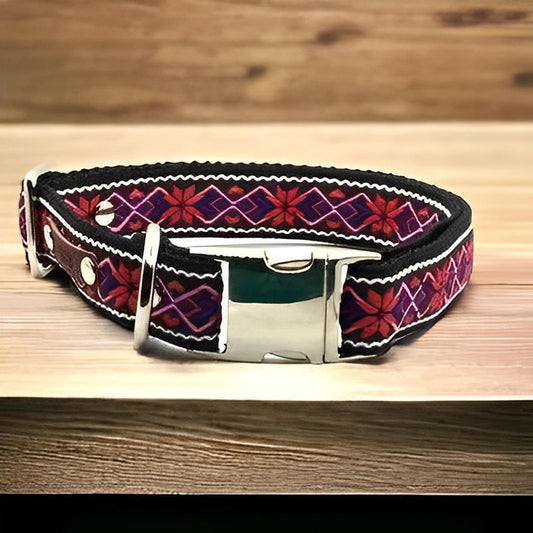 Personalised Large Breed Cotton Dog Collar - Finnigan's Play Pen