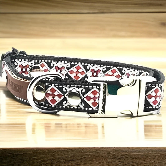 Posh Pup Custom Charm Cotton Dog Collar - Finnigan's Play Pen
