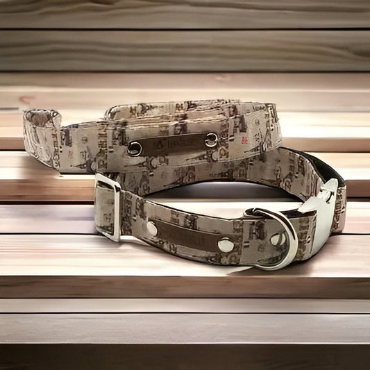 Practical Pup Couture Glam Collar Set for Big Dogs - Finnigan's Play Pen
