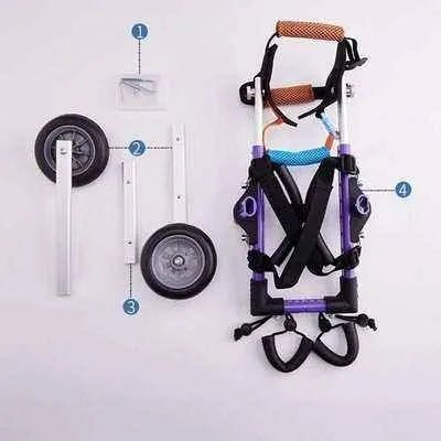 Regal Canine Purple Dog Wheelchair - Finnigan's Play Pen