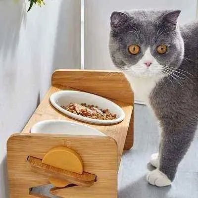 Regal Feasts Cat Dining Set - Finnigan's Play Pen