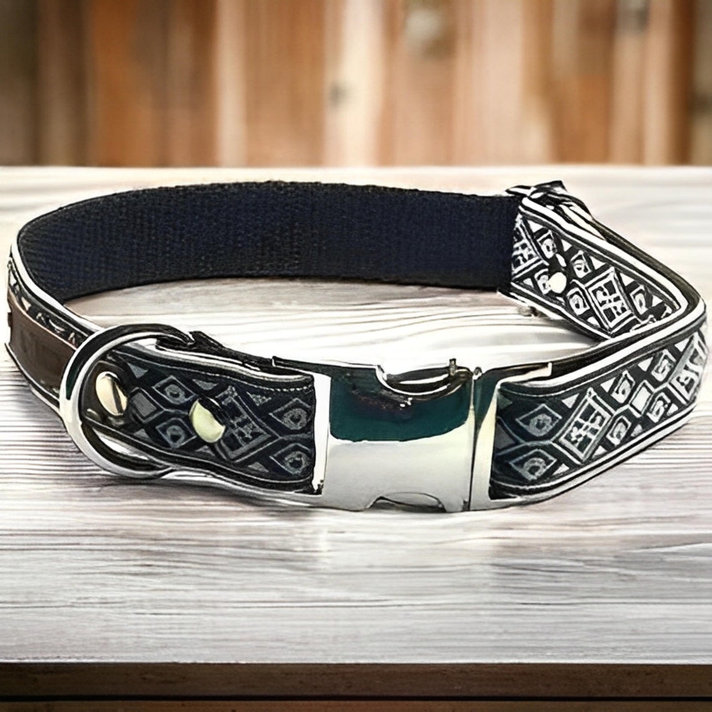 Regal Paws Cotton Dog Collar: Personalised Pup Elegance - Finnigan's Play Pen